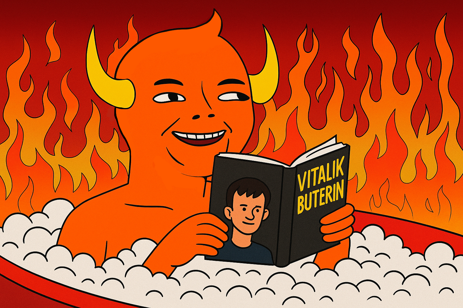 Leonardo reading Vitalik Buterin